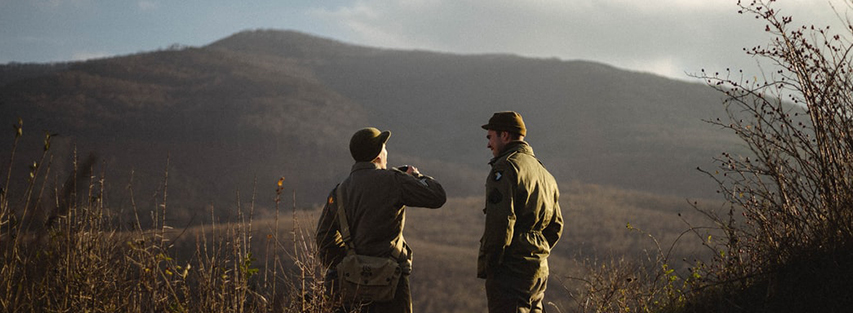 men on a hunting trip