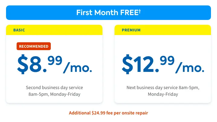 Express Repair Plans & Pricing