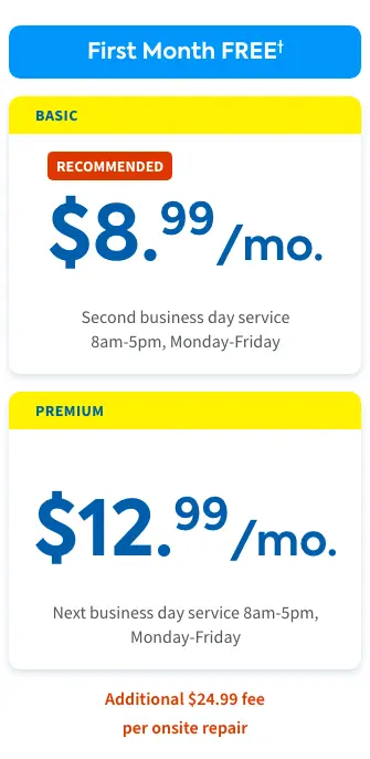 Express Repair Plans & Pricing