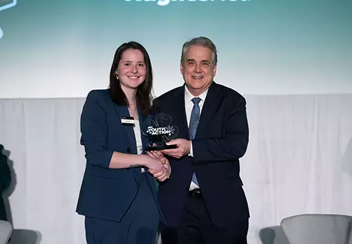 Nicole Cash YIA Award Nicole Cash YIA Award
