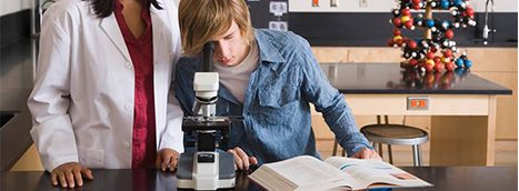 Image of science student