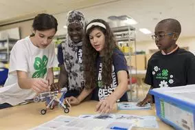 group of students working on a project