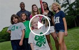 Image of 4-Hers who benefit from the partnership with HughesNet