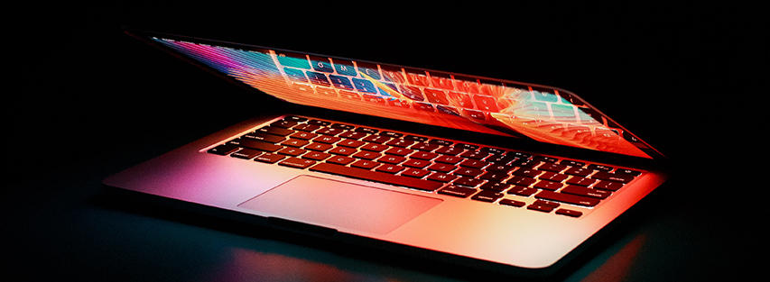 laptop connected to wifi