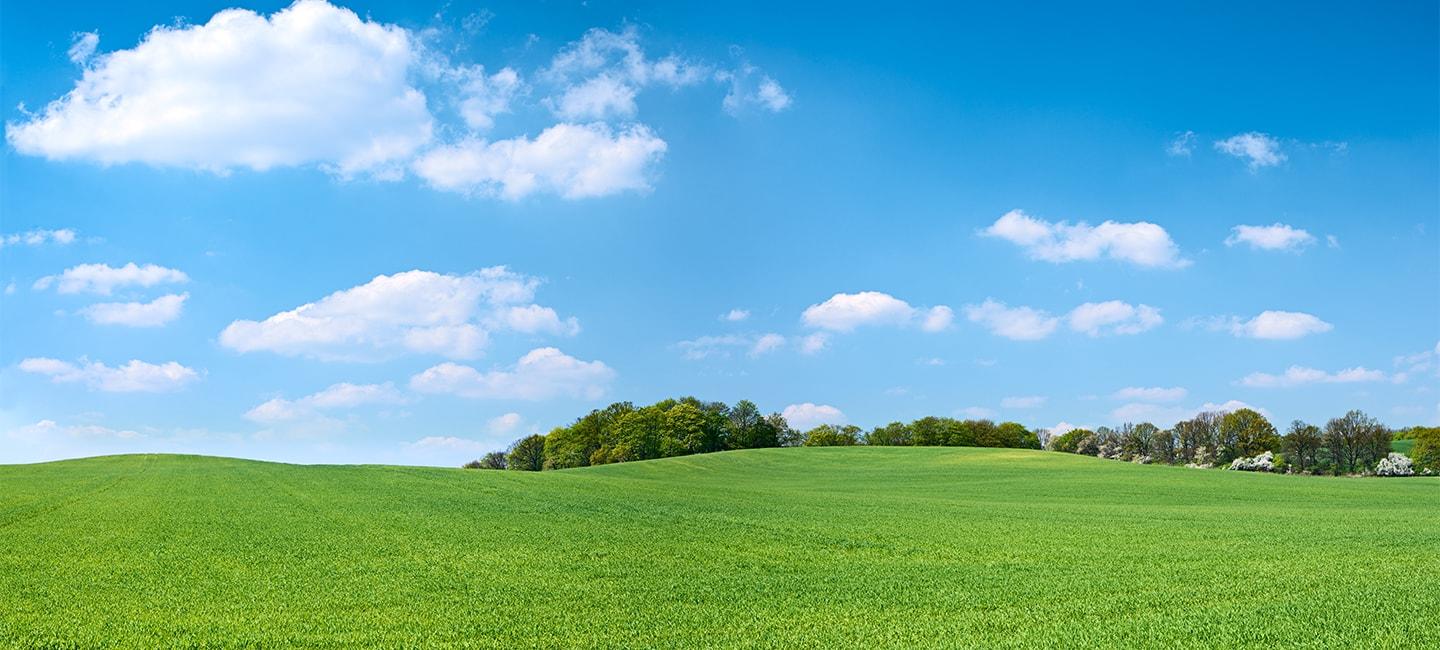Beautiful landscape where people happily live with HughesNet