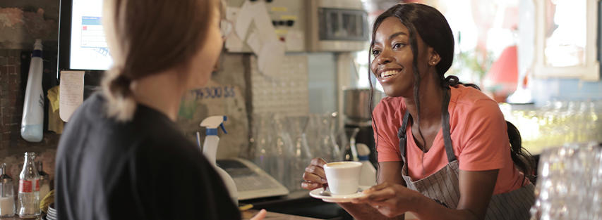 small business owner creating a unique customer experience