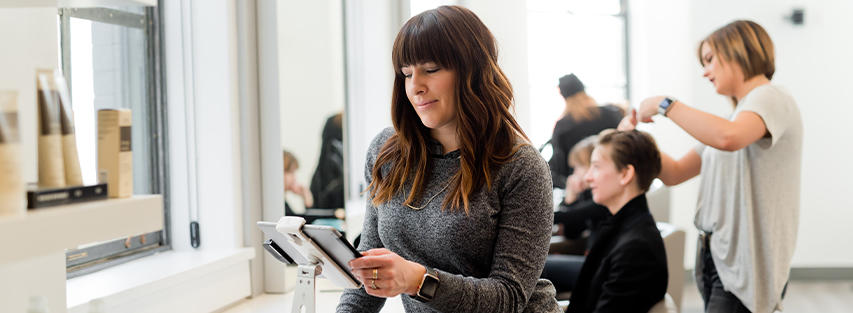 small business owner correcting common mistakes