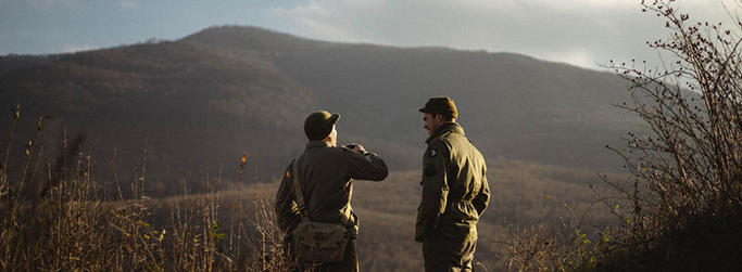 men on a hunting trip