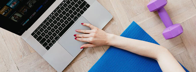 working out from home