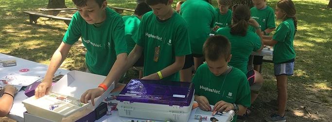 4-H STEM campers image