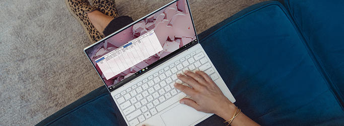 Image of woman on computer