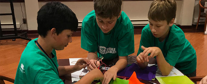 image of students making incredible wearers
