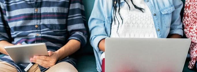 Image of teens on devices Image of teens on devices