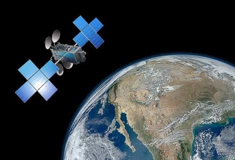 Satellite orbiting Earth Satellite orbiting Earth